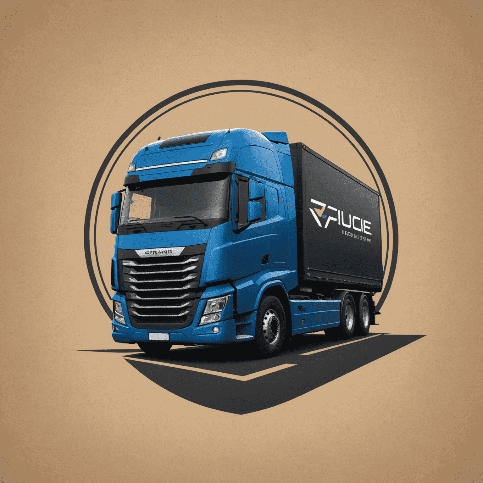 Digital Freight Optimization Consulting & Techno logo - A modern, sleek design incorporating elements of logistics and technology