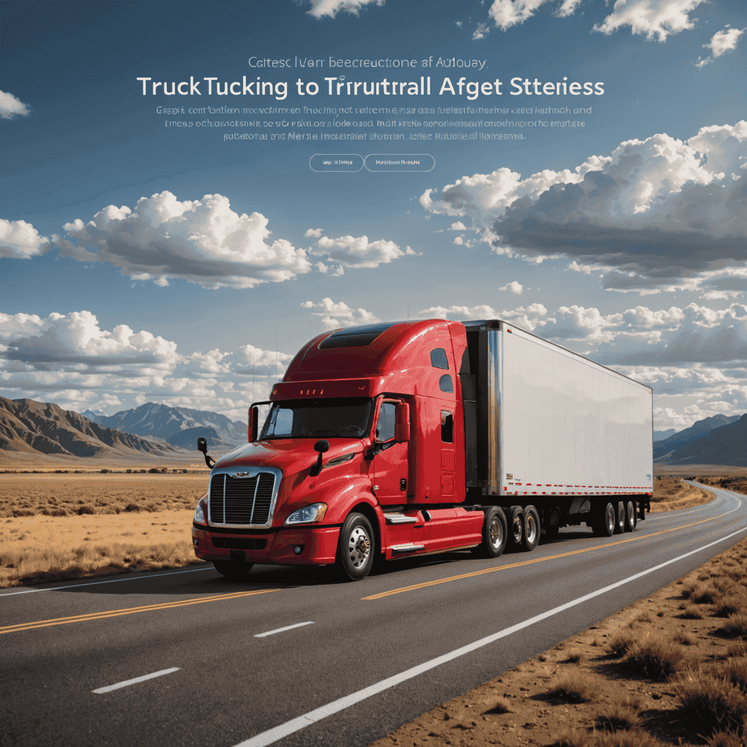 Graph showing cost reduction and efficiency increase in trucking operations after implementing AI solutions